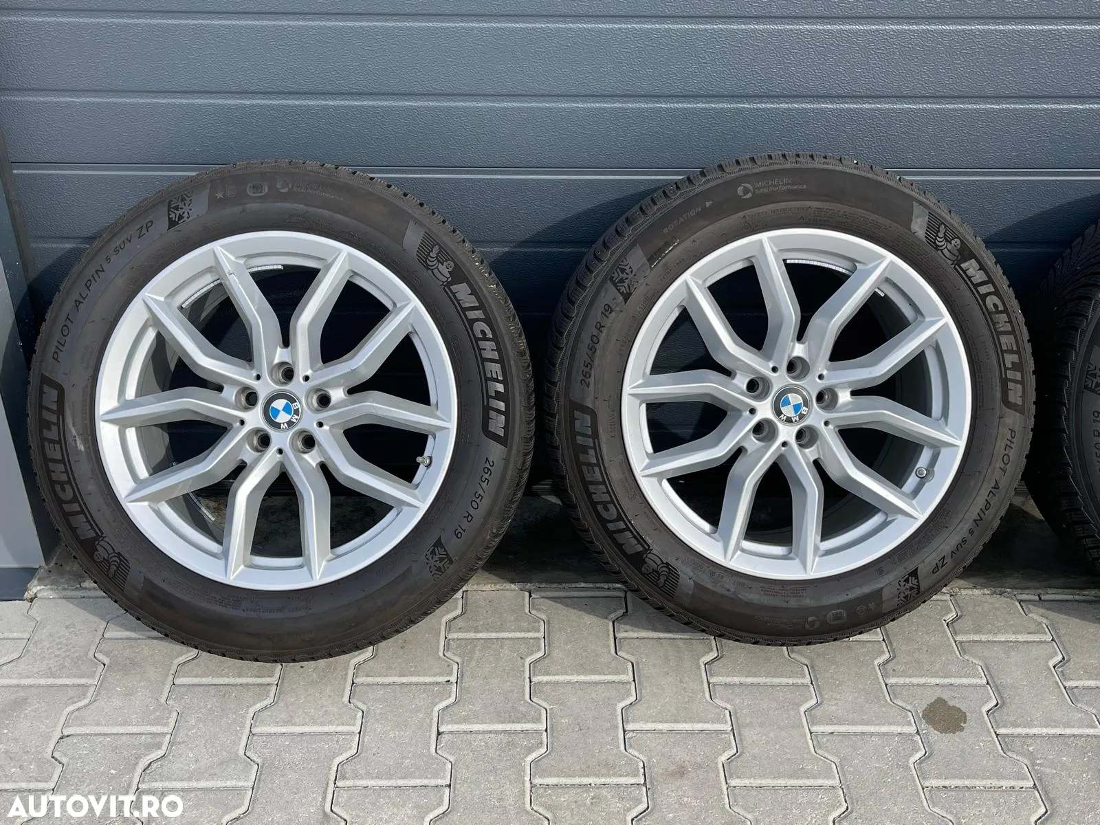 Jante X5 new originale 19 inch cu anvelope iarna - 2