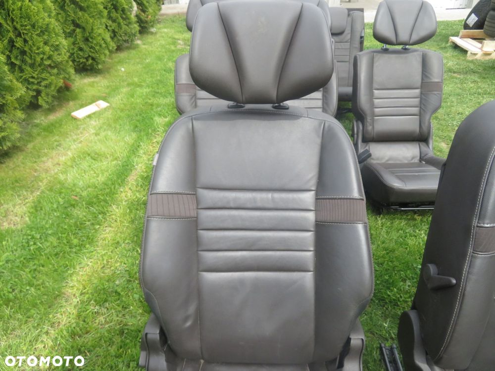 FOTELE FOTEL PRZEDNI LEWY PRAWY KANAPA WNĘTRZE SCENIC GRAND III PH1 SKÓRA GRZANE RENAULT 2009-2013 - 9