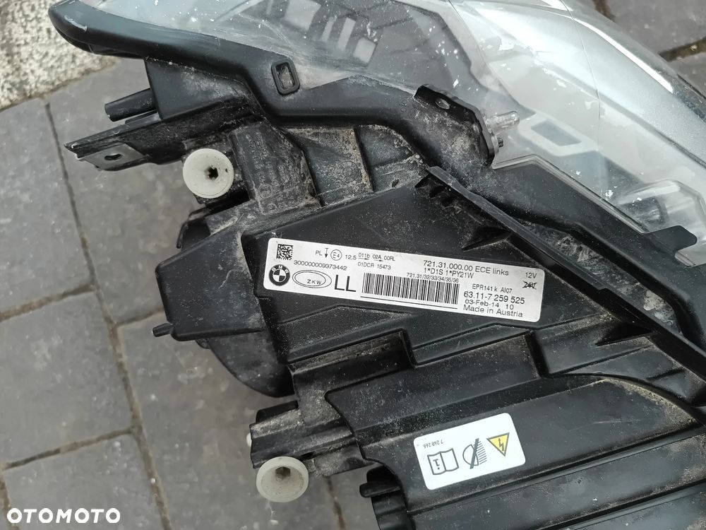 BMW F30 LAMPA LEWA PRZEDNIA KOMPLETNA 7213100000 - 2