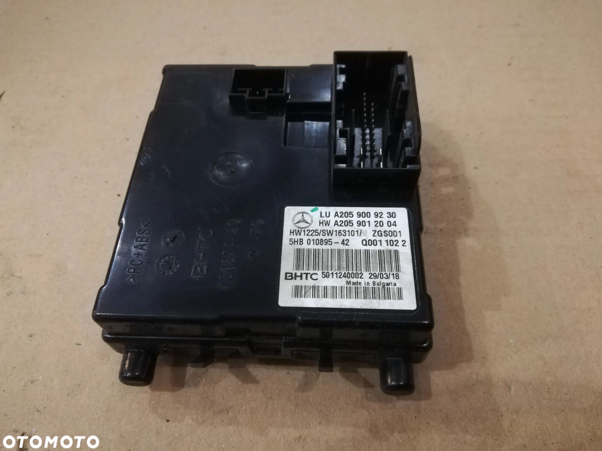 MERCEDES-BENZ C KLASA W205 moduł sterownik KLIMATYZACJI A2059009230 - 1