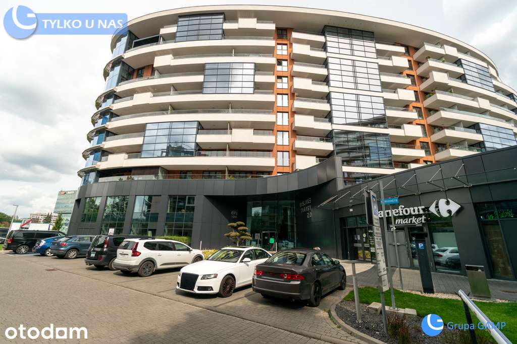 Wiślane Tarasy, Grzegórzki, kawalerka 28m2, balkon
