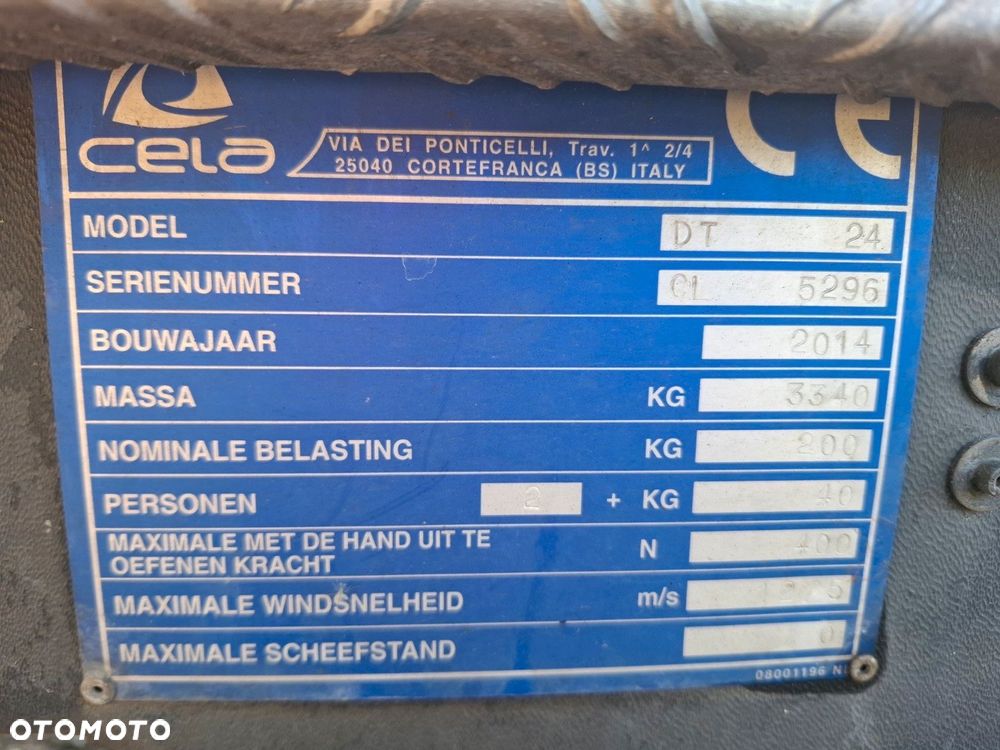 Nissan Podnośnik Koszowy Cela DT24 24 Metry 12 w Bok! Zwyżka! Żuraw ! UDT ! jak Wumag Ruthmann Multitel !!! - 12