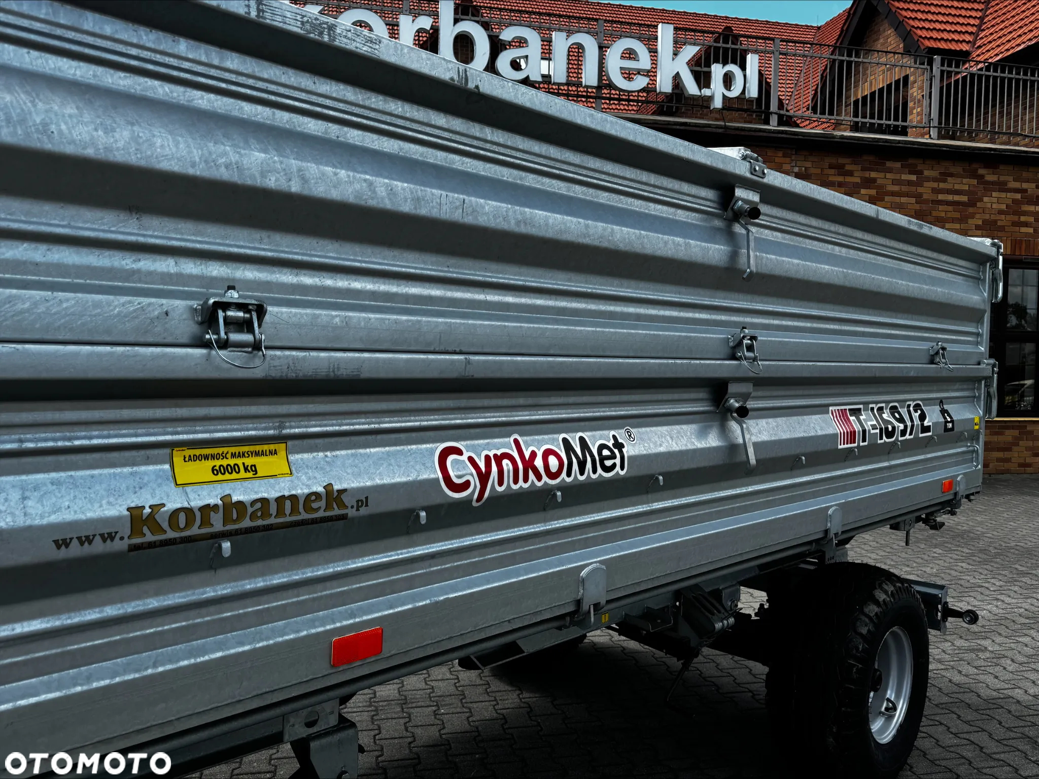 Cynkomet Przyczepa burtowa Cynkomet T-169/2 10 ton - 21