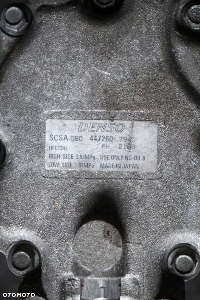 KOMPRESOR KLIMATYZACJI SPRĘŻARKA LEGACY IV BP LIFT 2.0 16V 73111AG030 447260-7940 SUBARU 2006-2009 - 5