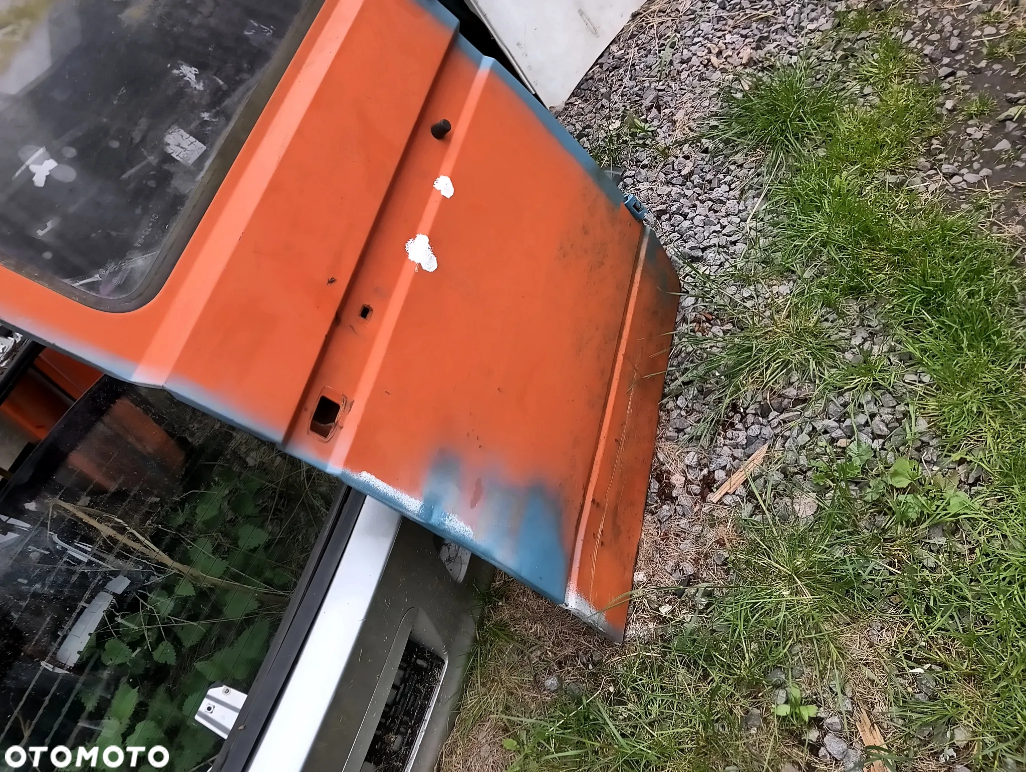 vw t3 transporter doka drzwi tyl tylnie tylne prawe pasazera szyba - 3