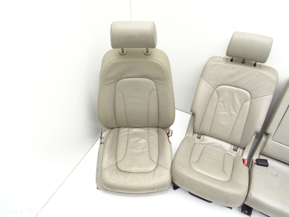 Komplet foteli przód tył kanapa skóra 8e0881106ca audi q7 4l - 5