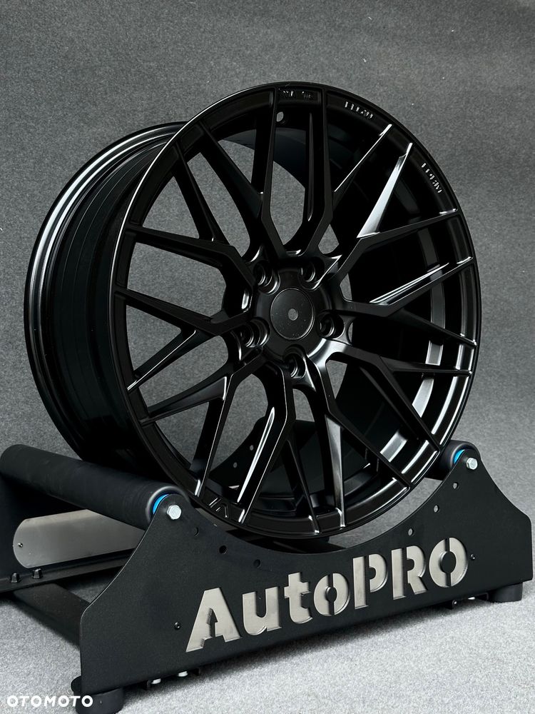 NOWE felgi 18 BMW  CZARNY MAT  FLOW FORM 5x120 8.5j ET35 F10 Z3 Z4 E46 X1 X3 E83 F25 X5 E90 F30 F32 F34 GT F01 F12 F20 E87 F22 E60 xDrive Opel Insignia JR44 JR21 Styling M Pakiet Forzza Vossen HF7 Japan Racing JR28 alufelgi - 4
