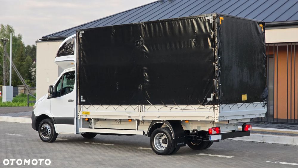 Mercedes-Benz SPRINTER 519 CDI 907❗❗3.0 190 KM V6 / MANUAL / PLANDEKA 10 PALET / PODNOSZONY DACH / BLIŹNIAKI / ZABUDOWA JEGGER / PODUSZKI PNEUMATYCZNE / SYPIALKA / SALON POLSKA ❗❗ - 14