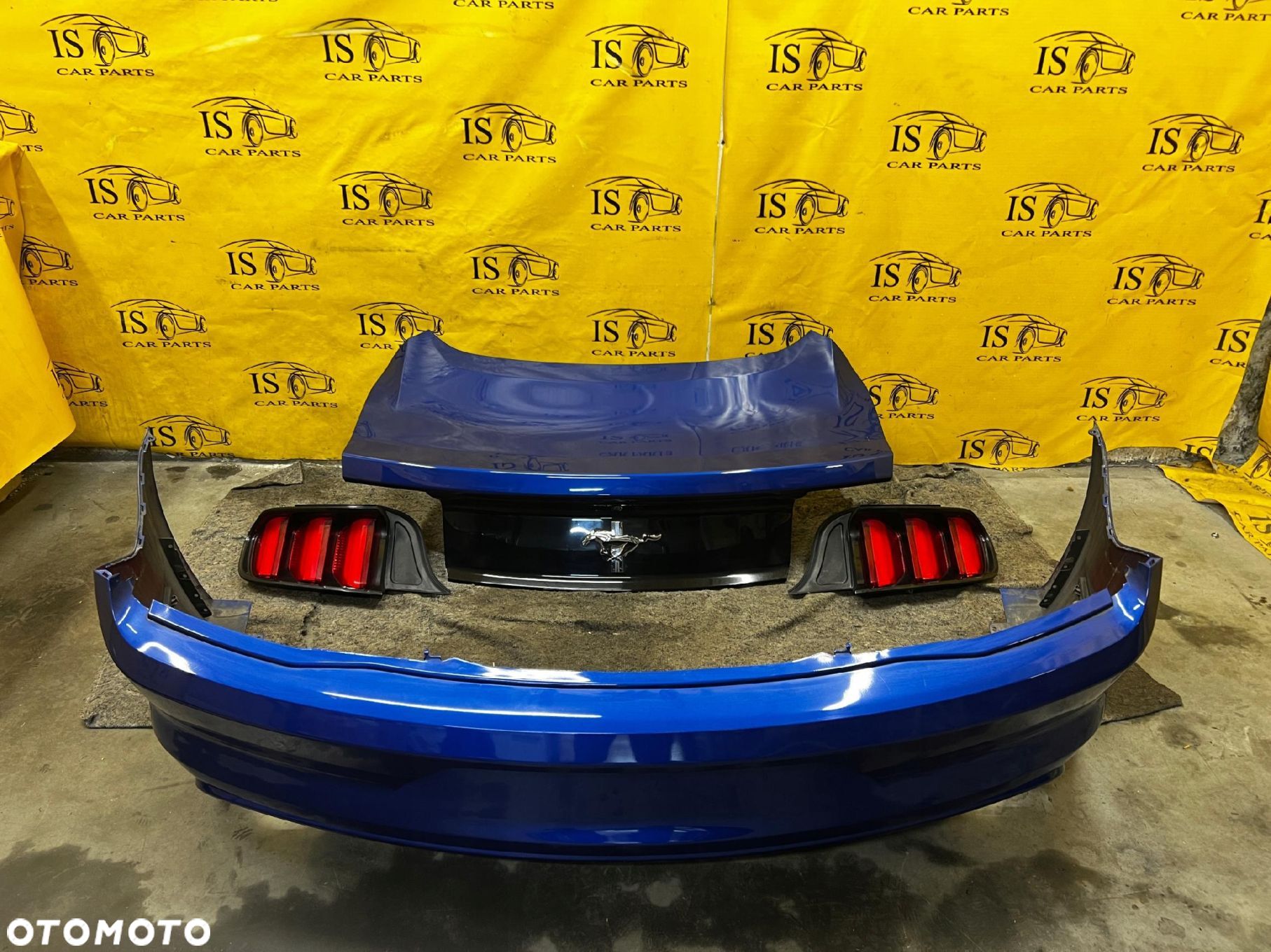 KOMPLETNY TYŁ KLAPA KAMERA ZDERZAK LAMPY FORD MUSTANG VI COUPE 2017R USA N6 - 1