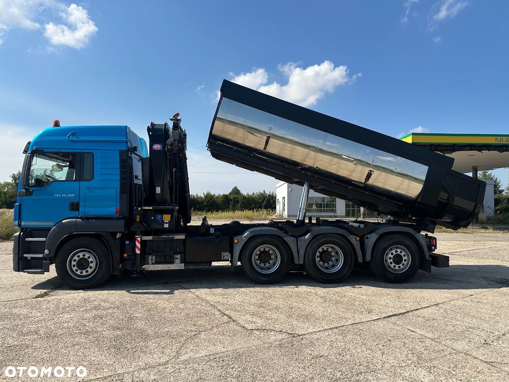 MAN TGS 32.480 8x4 WYWROTKA. HDS. HMF 3220 K6 - 9