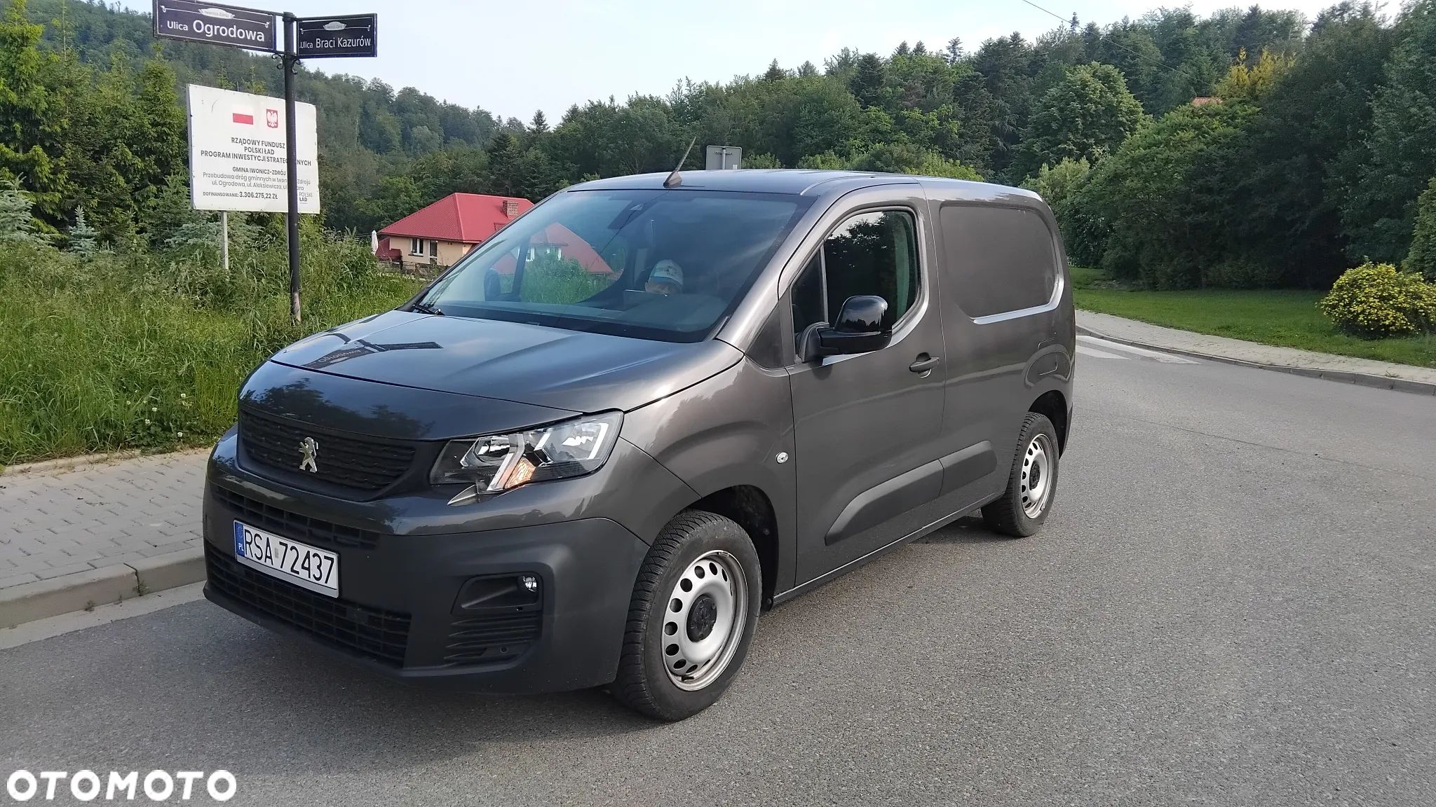 Peugeot Partner 1.5 BlueHDI 130KM 2023r 16 000km F-VAT BOGATO WYPOSAŻONY - 1