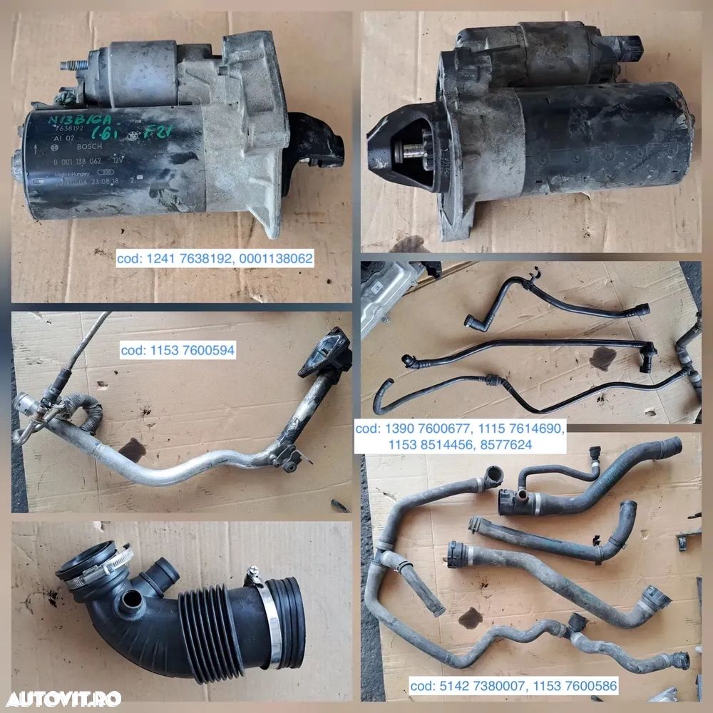 Anexe motor N13 Alternator compresor pompa apa pompa benzina rampa injectoare turbina bobina inductie electromotor benzina bmw seria 1 seria 3 F20 F21 F30 - 7