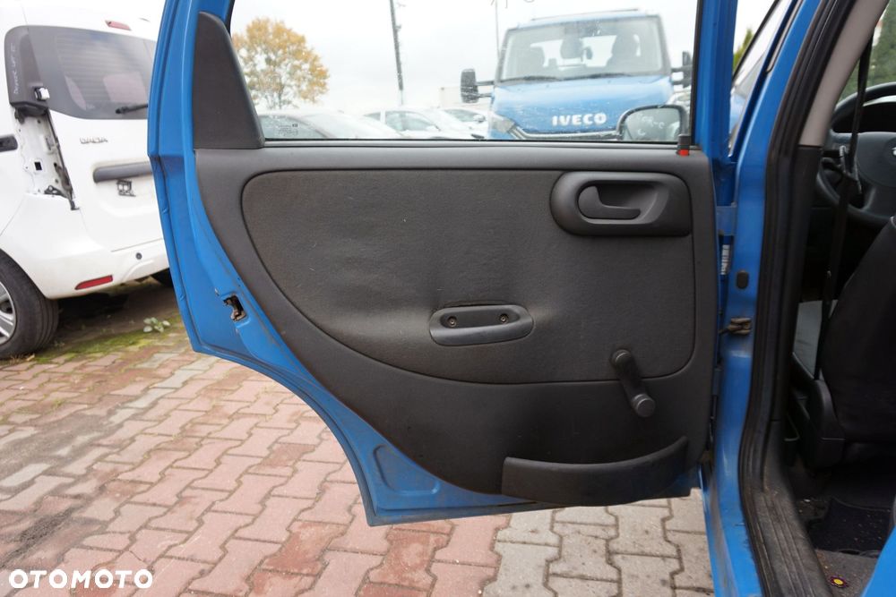 DRZWI TYLNE LEWE CORSA C III 5D HB Z20A  NIEBIESKI OPEL 1999-2003 - 10
