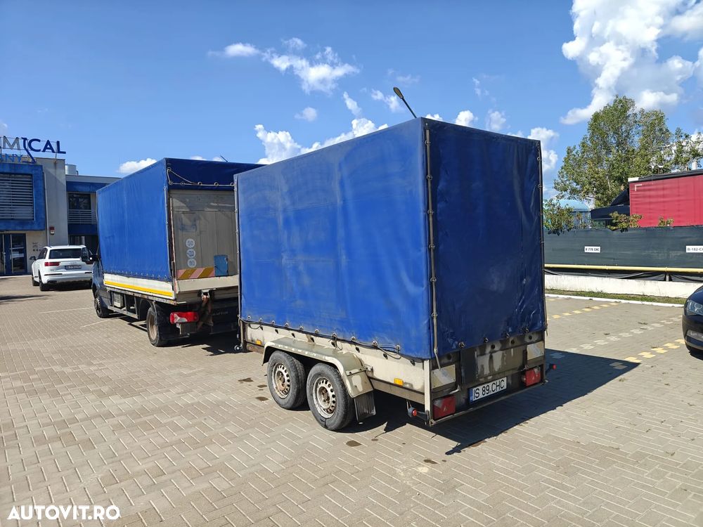 Volkswagen Crafter 2.0 TDI 143 CP prelată + remorcă prelată 2 axe - ansamblu complet - 7