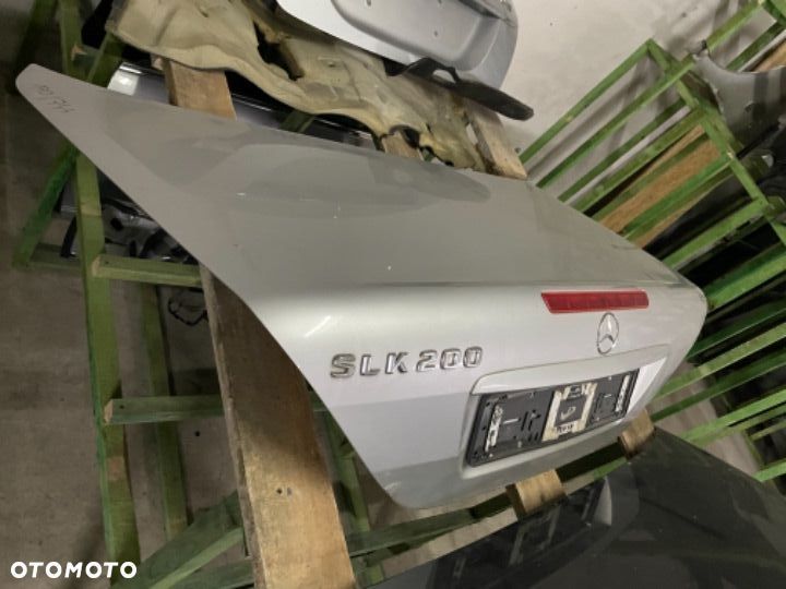 MERCEDES SLK 170 lift  klapa tylna zamek klapy lakier 744 emblemat SLK 200 - 5