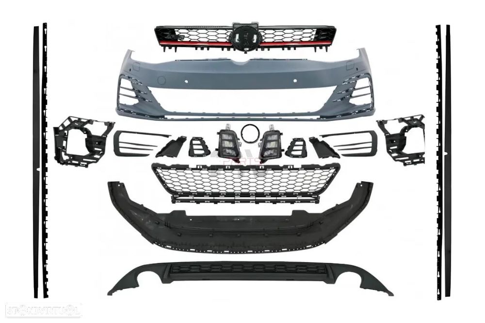 Body Kit VW Golf VII 7 (2013 a 2017) Look GTI - 1