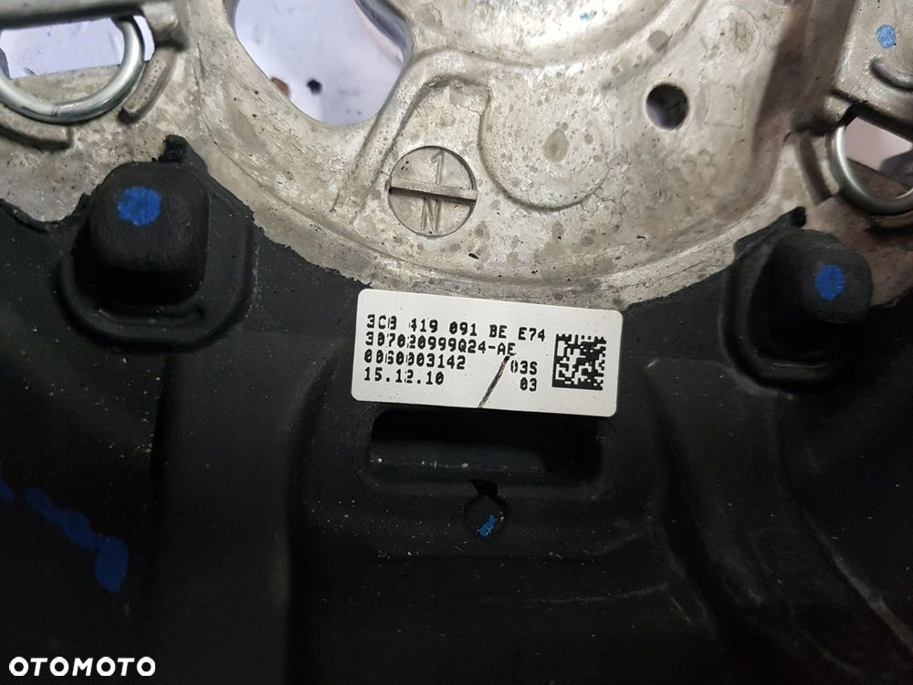 VW PASSAT B7 10-14r PASSAT CC GOLF VI KIEROWNICA SKÓRZANA 3C8419091BE - 8