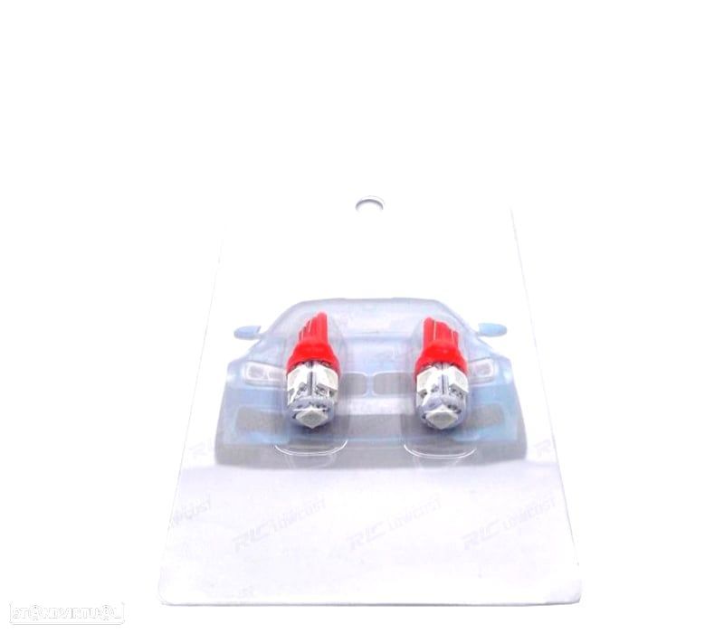 LÂMPADA LED VERMELHA W5W T10 - 1