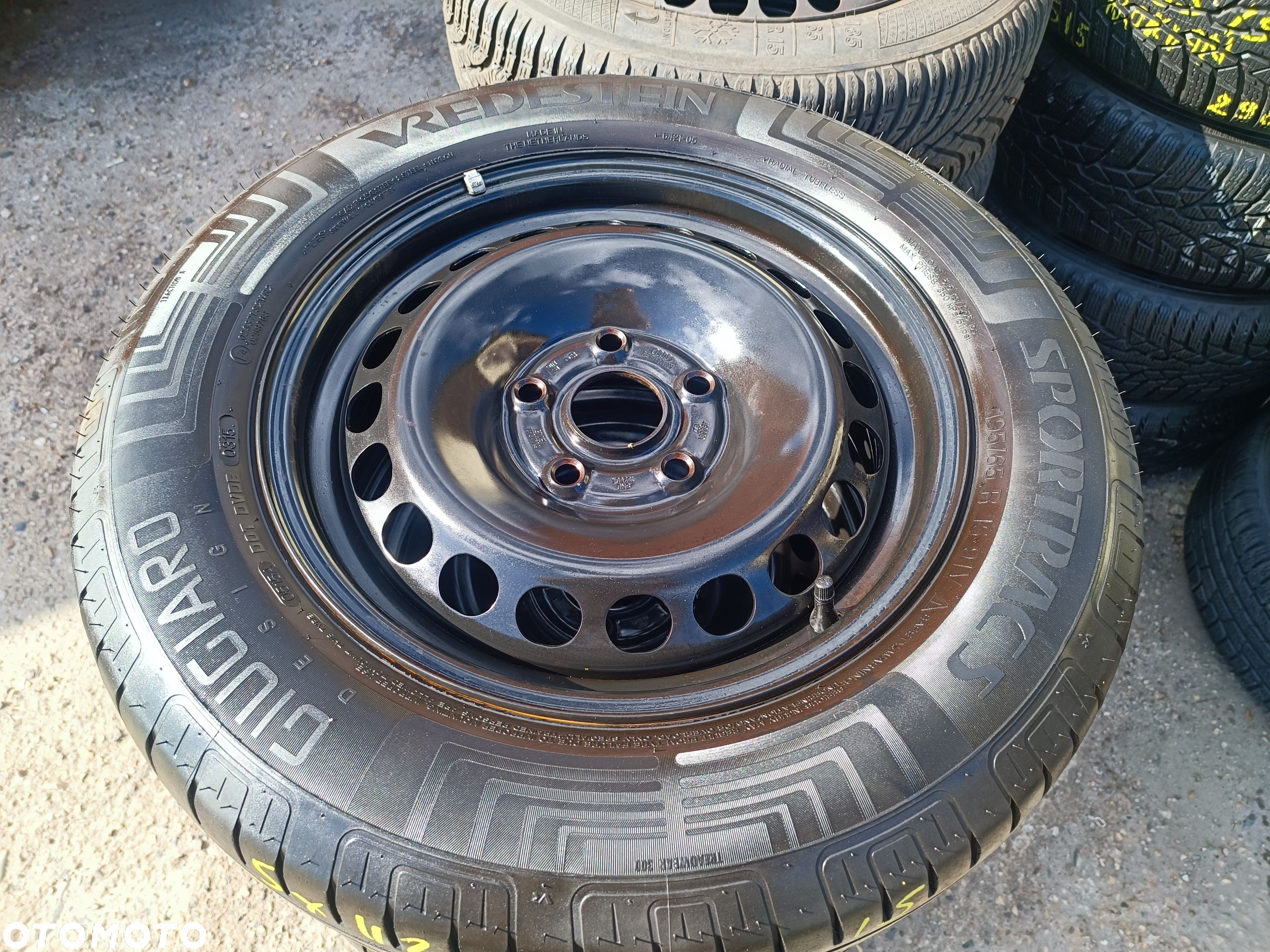 5x112 Felgi stalowe Stal 15 Koła Letnie Lato VW GOLF CADDY TOURAN SHARAN AUDI A4 B5 B6 A6 C5 SEAT LEON TOLEDO ALHAMBRA ALTEA SKODA OCTAVIA Passat B5 195/65 7,5mm Legnica ALU-RAD - 1