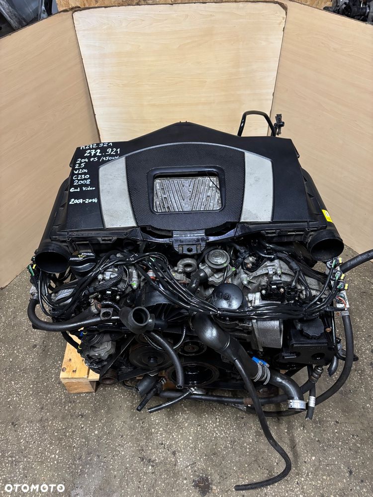 Silnik kompletny Mercedes c-klasa 2.5  w204 s204 m272.921 272921 272.921 film video - 1