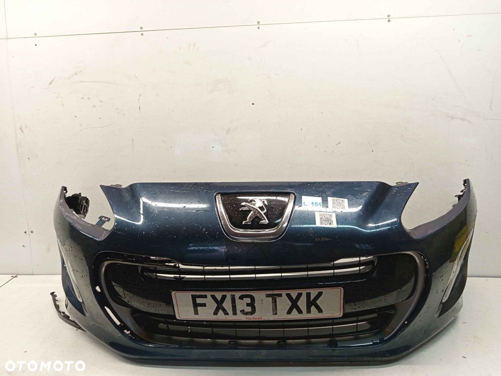 + ZDERZAK PRZÓD PRZEDNI PEUGEOT 308 LIFT FL KGN KGNC GRANAT GRANATOWY LED DRL HALOGENY