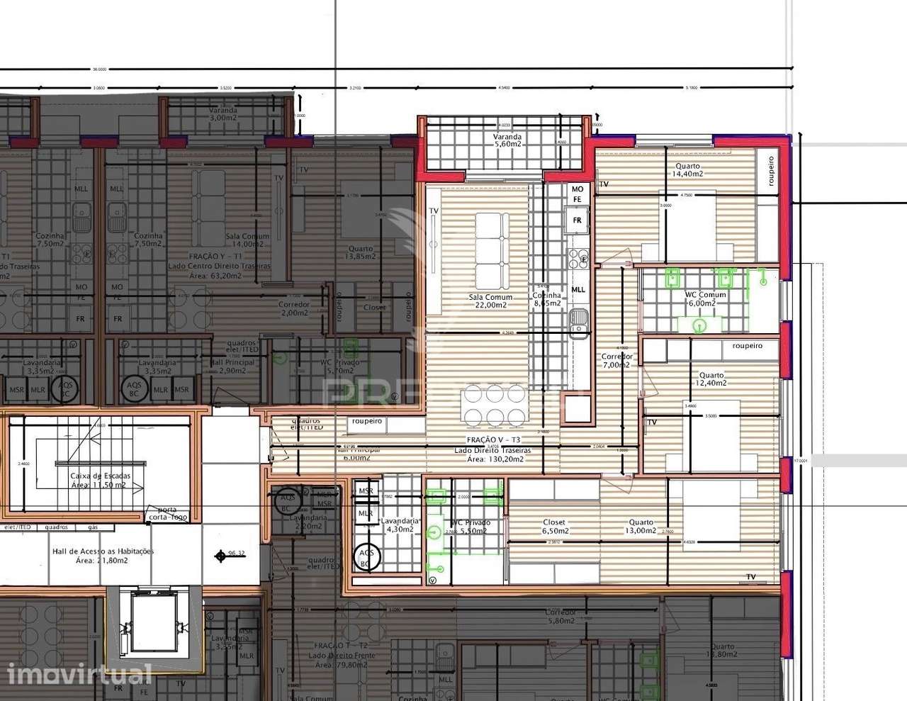 T3 | 130M2 | ÚLTIMO PISO - Grande imagem: 5/7