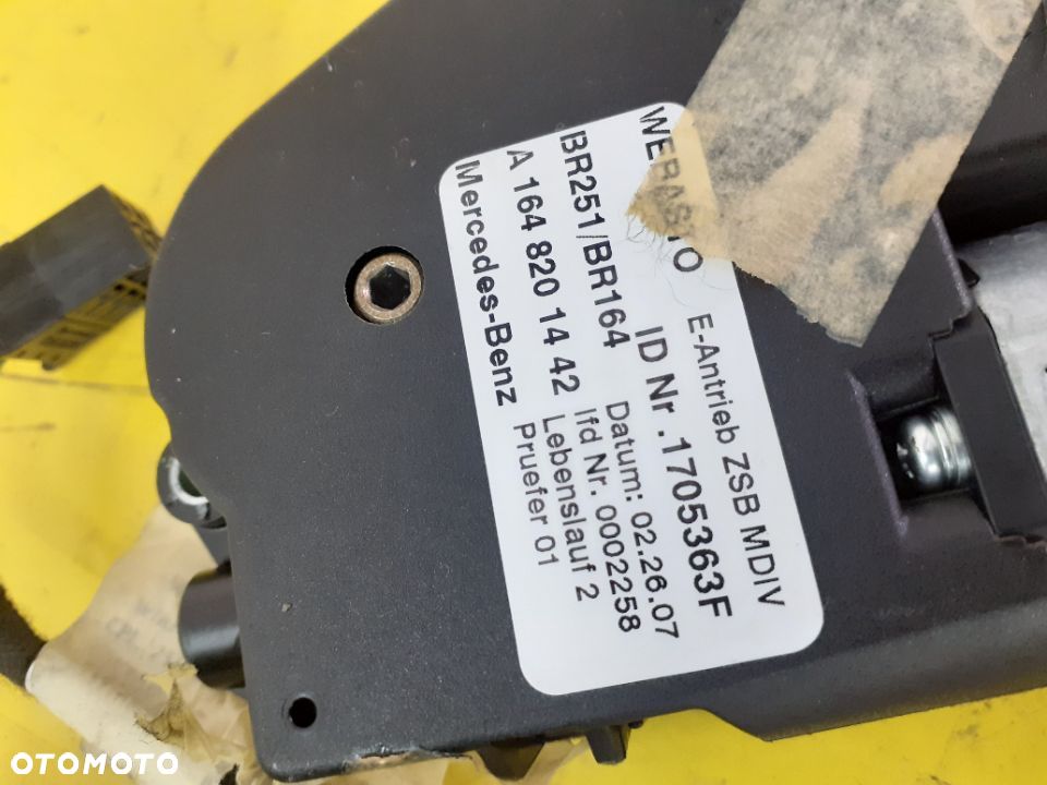 MERCEDES W164 W251 SILNICZEK SILNIK SZYBERDACHU A1648201442 - 4