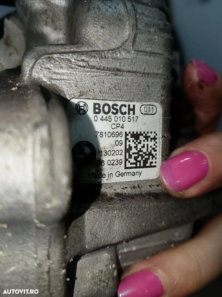 Pompa Inalta injectie Bmw seria 5 f10 N47D20C Cod: 0445010517 7810696 - 3