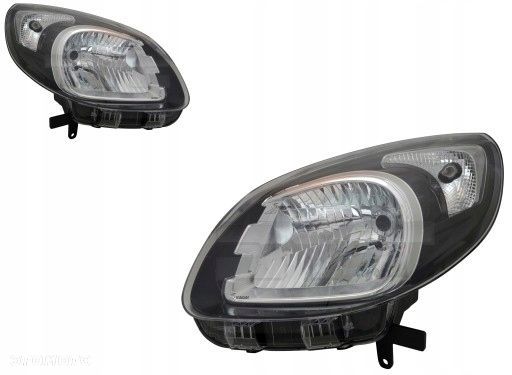 Reflektor Lampa Przednia RENAULT KANGOO 2013-2020 Czarna Nowa