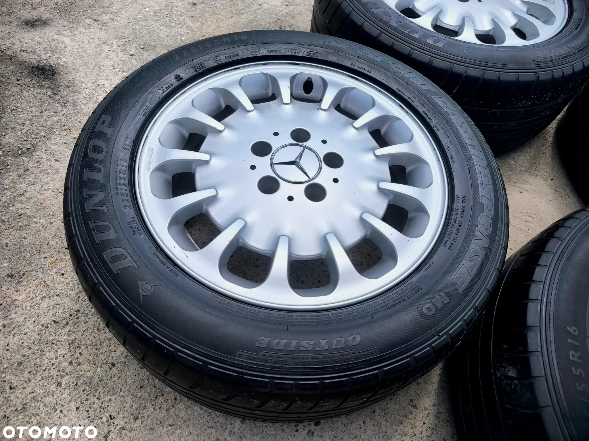 5x112 Felgi Aluminiowe Alufelgi 16 Mercedes Koła Letnie E KLASA W210 W211 W212 C W202 W203 W204 CLK W208 W209 S W220 Legnica ALU-RAD 225/55 - 9
