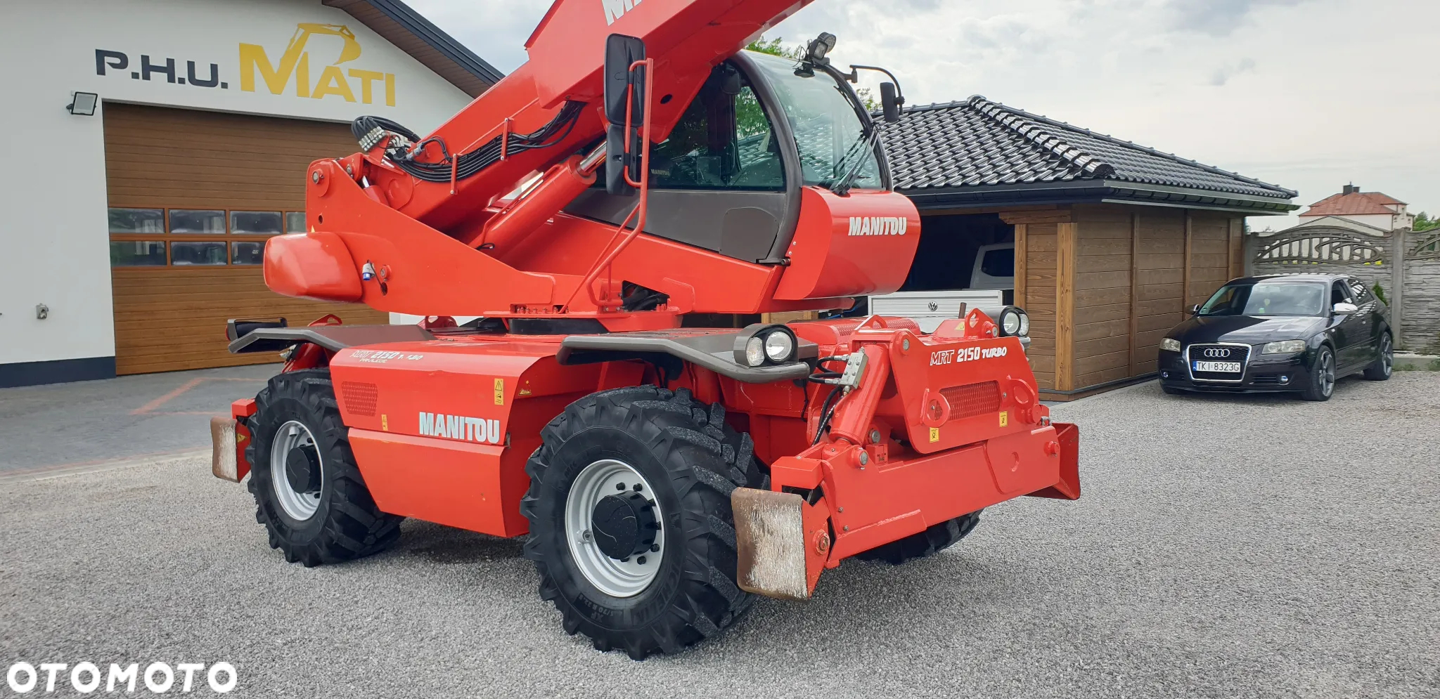 Manitou MRT2150 Privilege kosz hydr. skrętny / wciągarka/widły hydr./pilot/ sprowadzona - 17