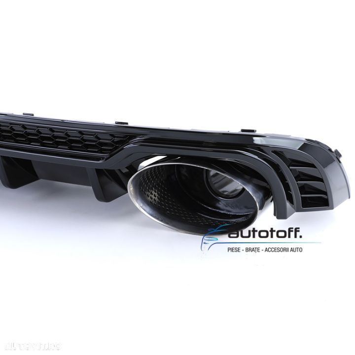 Difuzor bara spate Audi A4 B9 8W (15-19) Negru lucios - 6