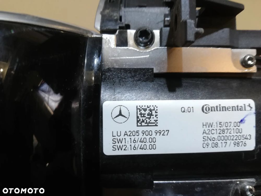 MERCDES W205 PANEL POKRĘTŁO IDRIVE A2059009927 - 4