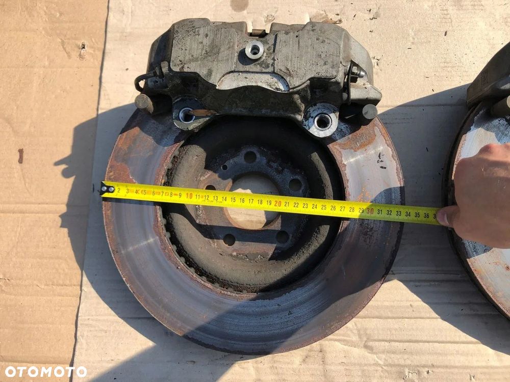 TARCZE HAMULCOWE HAMULCE KOMPLET KLOCKI ZACISKI AUDI A4 S4 B9 - 12