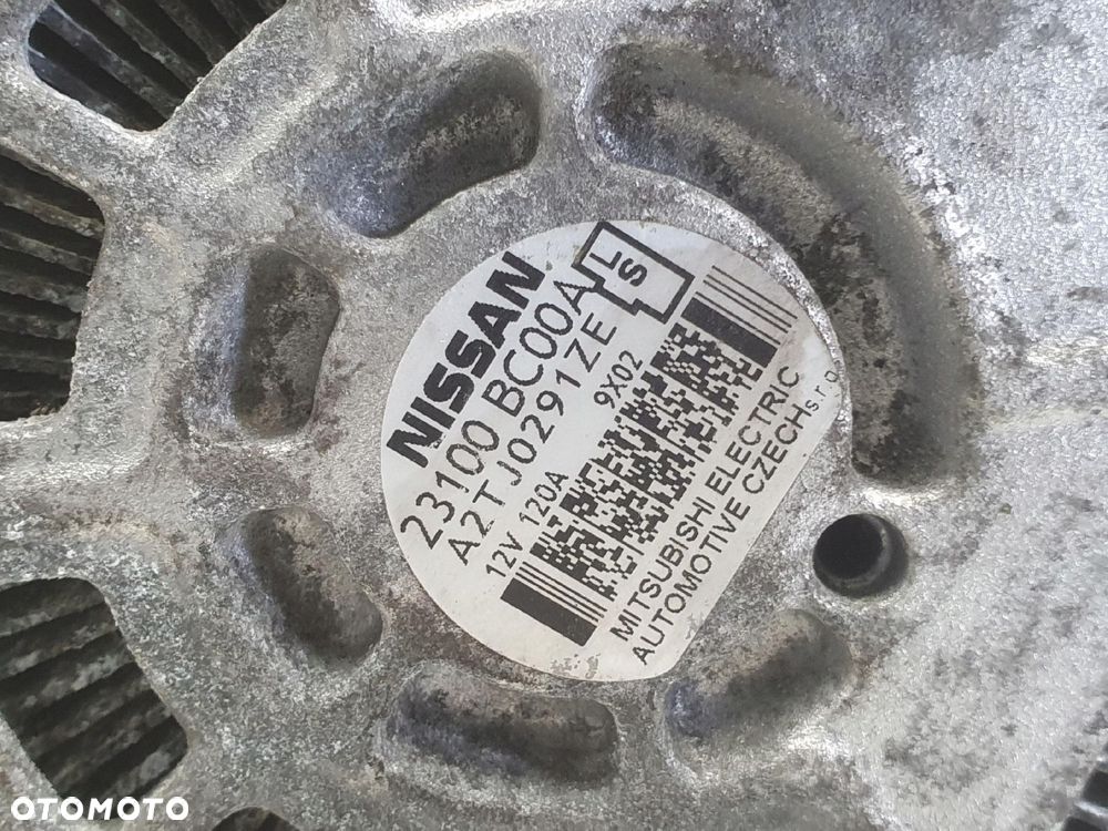 ALTERNATOR Nissan Note 1.6 16V _ 23100BC00A 120A A2TJ0291ZE - 2