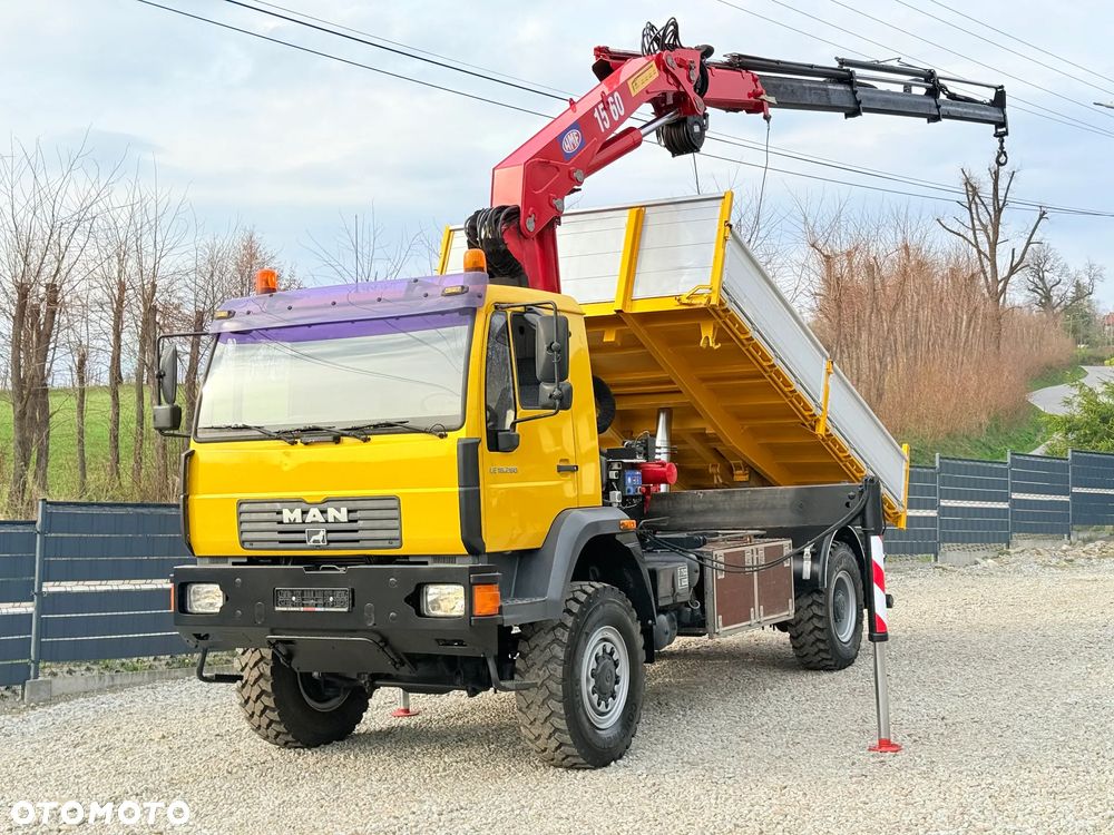 MAN * MAN LE 18.280 * HDS HMF 1560 * Kiper Wywrotka * 4x4 * Sprowadzony * Energetyka * - 15