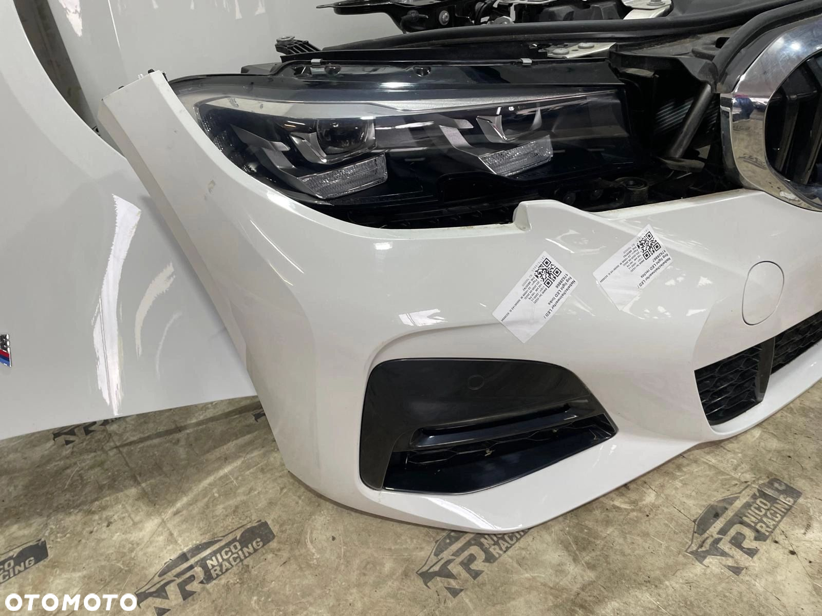 PRZÓD KOMPLETNY MASKA ZDERZAK LAMPY PAS CHŁODNICE BMW G20 G21 A300 M-PAKIET - 2