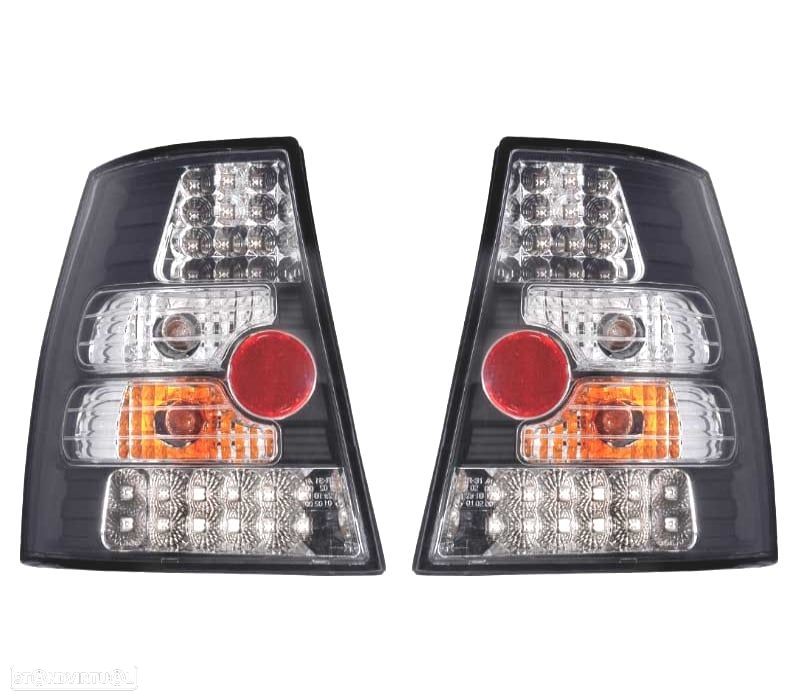 FAROLINS TRASEIROS LED GOLF 4 MK IV VARIANT 97-03 PRETO - 1
