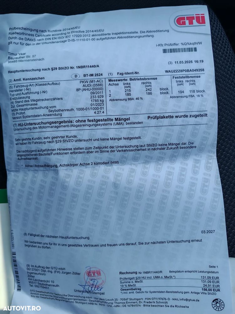 Audi A3 1.6 Sportback Ambition - 22