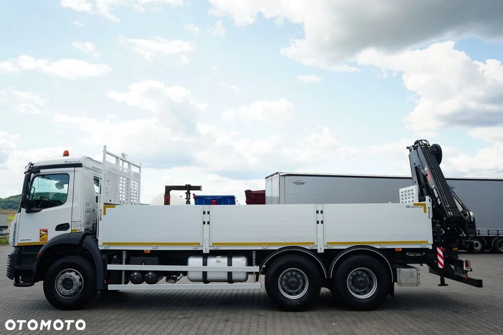 Mercedes-Benz AROCS 2640 / 6x4 / SKRZYNIOWY 6,5 M + HDS HIAB X- hiduo 158 DS- 4 / MAX 4 700 KG / STEROWANIE RADIOWE / ROTATOR / WIDŁY DO PALET / EURO 6 - 9