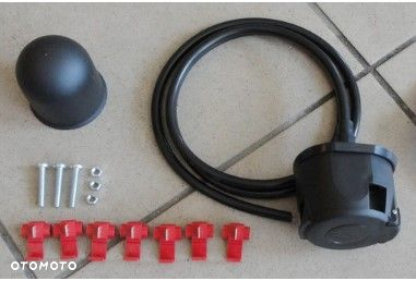 NOWY OCYNKOWANY HAK HOLOWNICZY + WIĄZKA 7 PIN VW VOLKSWAGEN VENTO 1991 do 1998 - 7