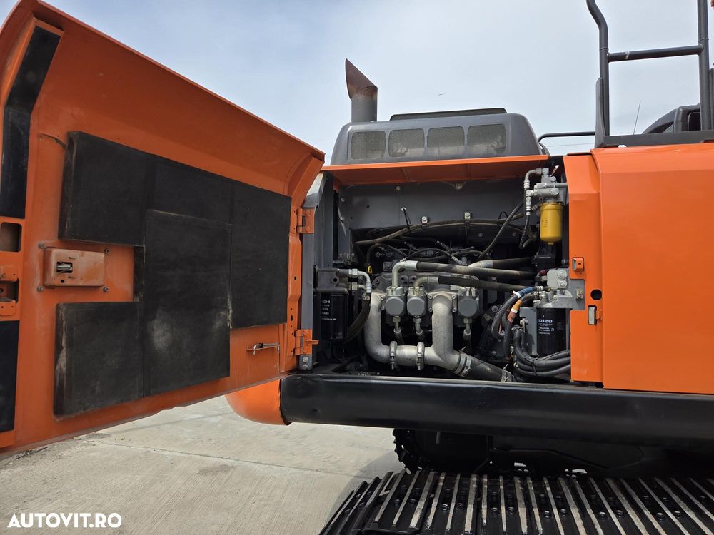 Hitachi ZX250, 6.535h, cupa NOUA 1,55mc, Masa 27,2tone, 2018, INGUST latime 2,99m, adancime sapare 7m, consum mediu 12,6l/h, lant 80% ok doar 620h deplasare, camera spate si laterale, inst picon, inst rotire, Isuzu 173CP, posibil leaasing-PROMOTIE 89.900 EUR - 20