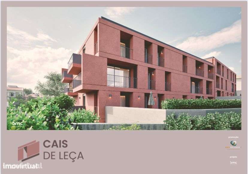 T1 novo Cais de Leça c/ terraço e jardim - Grande imagem: 2/20