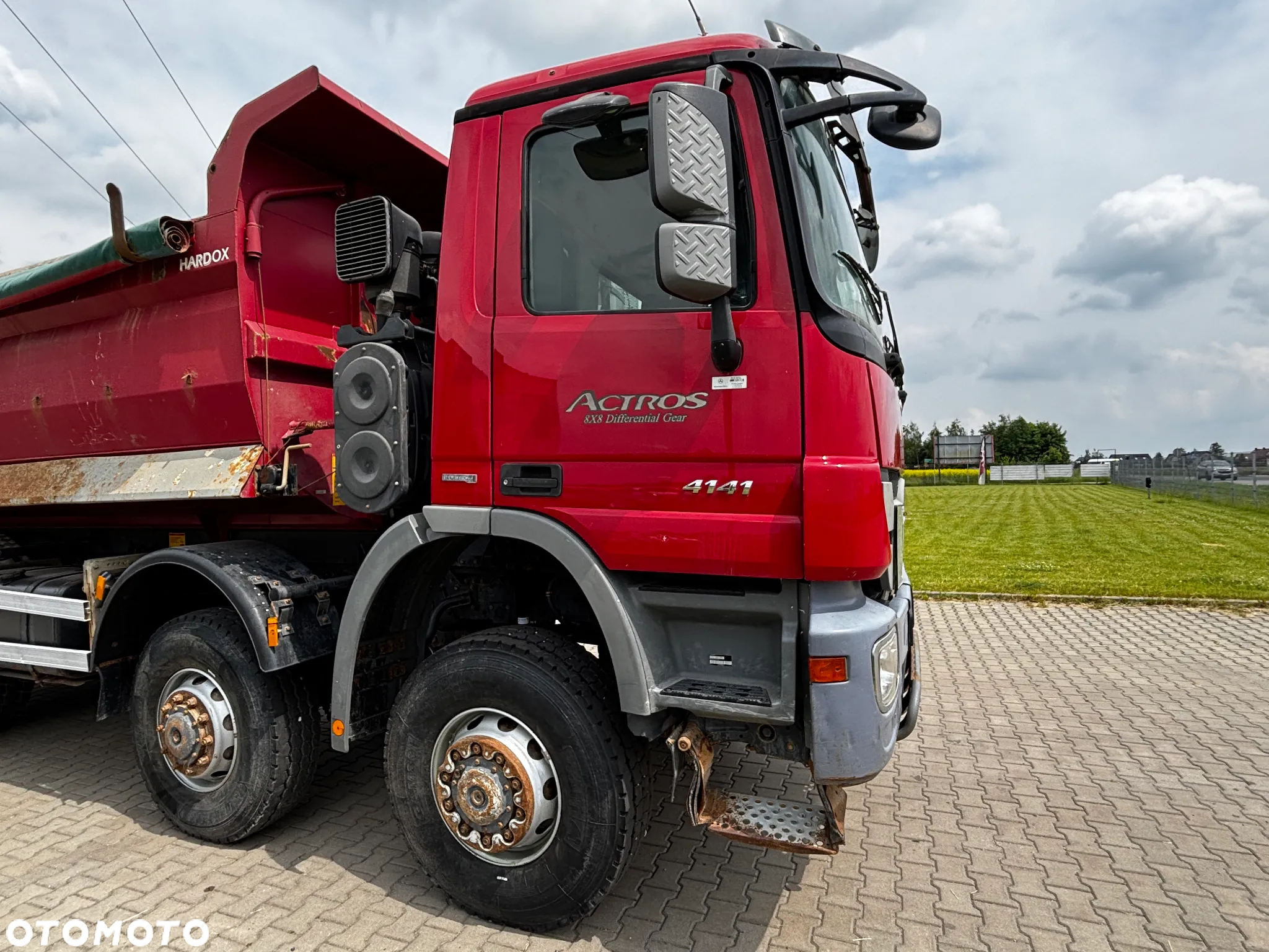 Mercedes-Benz ACTROS 4141 8x8 EPS ze sprzęgłem  wywrotka zabudowa INTERCARS , wzmociony - 7
