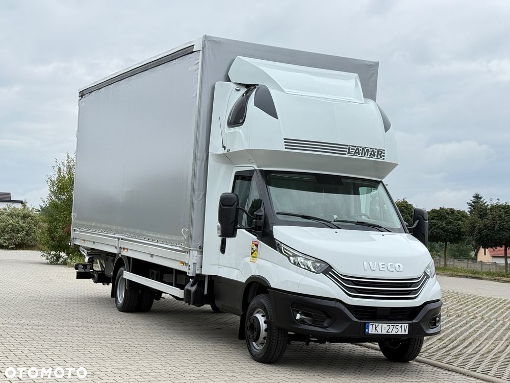 Iveco DAILY 72-180 3.0 HPI 180KM 16 E.Palet 2x Firana+ Dach Zsuwany+Drzwi z Tyłu *Winda ! HI MATIC! SYPIALNIA! FULL LED ! Salon Polska! - 2