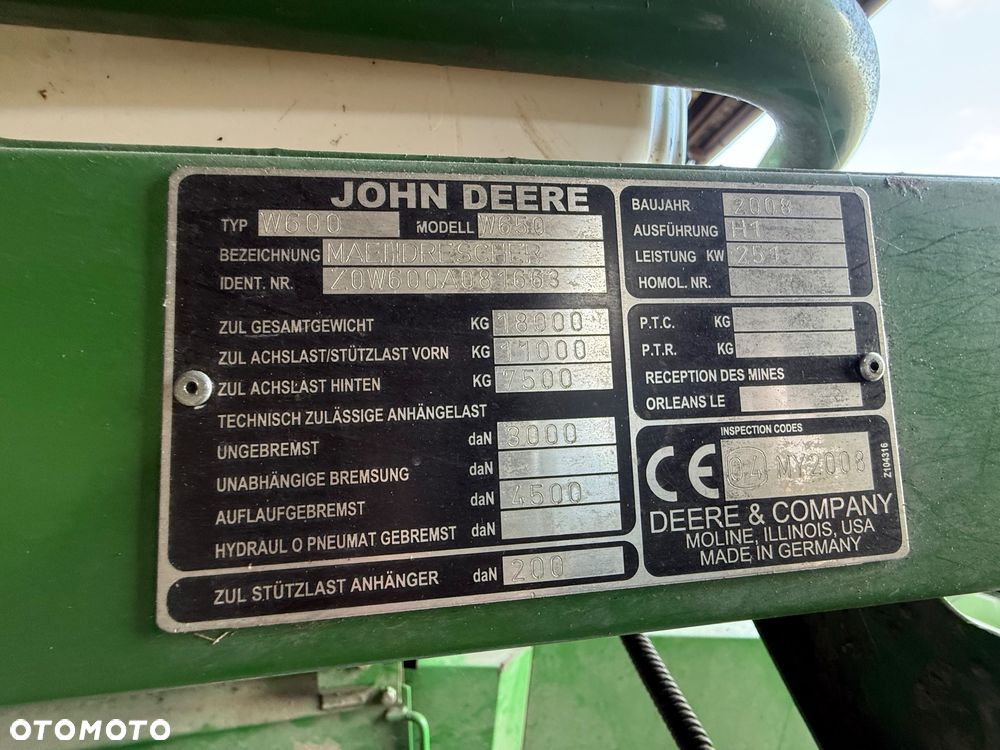 John Deere W650 - 3