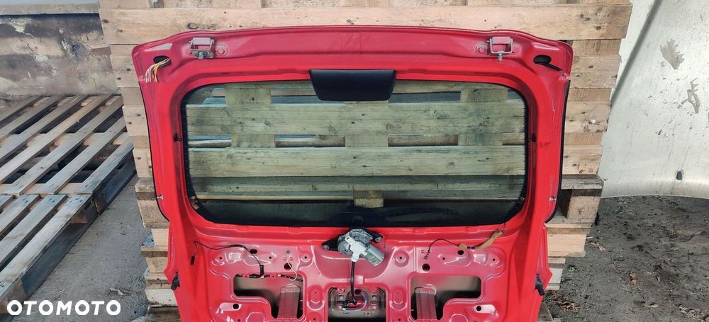 TYLNA KLAPA BAGAŻNIKA TYŁ SZYBA NISSAN MICRA K12 CZERWONA - 6