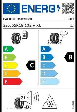 NOWE zimowe OPONY 225/55R18 - Falken EuroWinter HS02 PRO-Montaż GRATIS - 5
