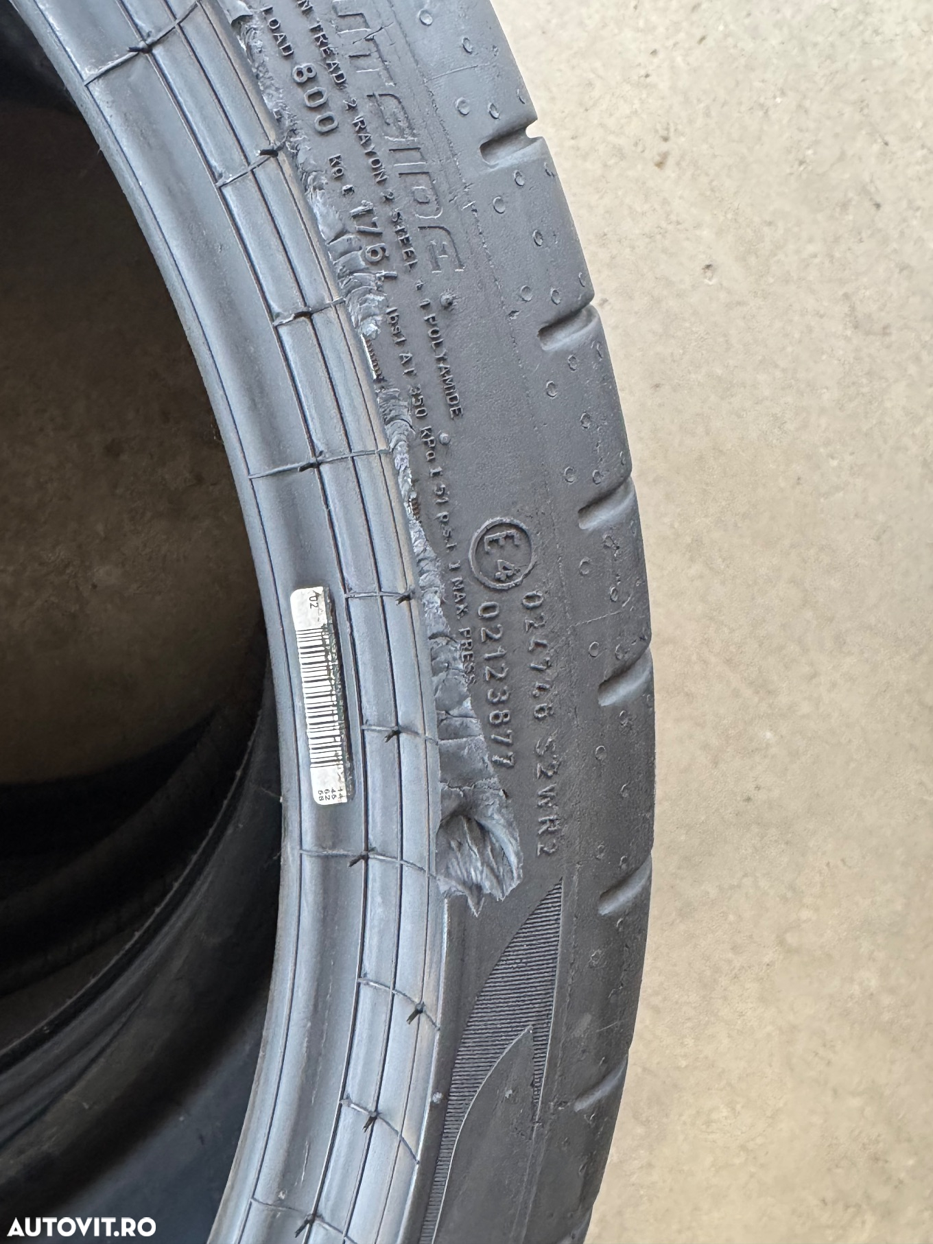 Vând set anvelope 255/35/21-285/30/21 Pirelli de vară ca noi - 13