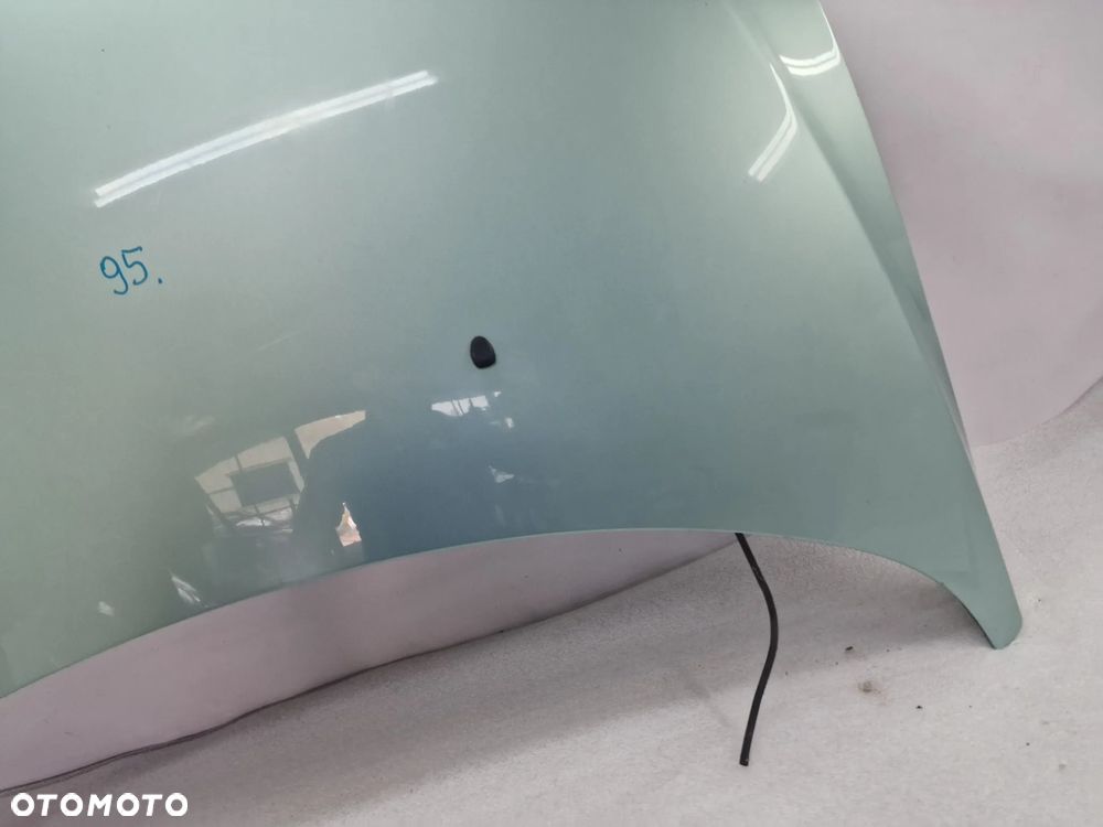 PEUGEOT 307 02- ŁADNA MASKA , KOLOR JASNOZIELONY  , NR AUKCJI NM95 - 6